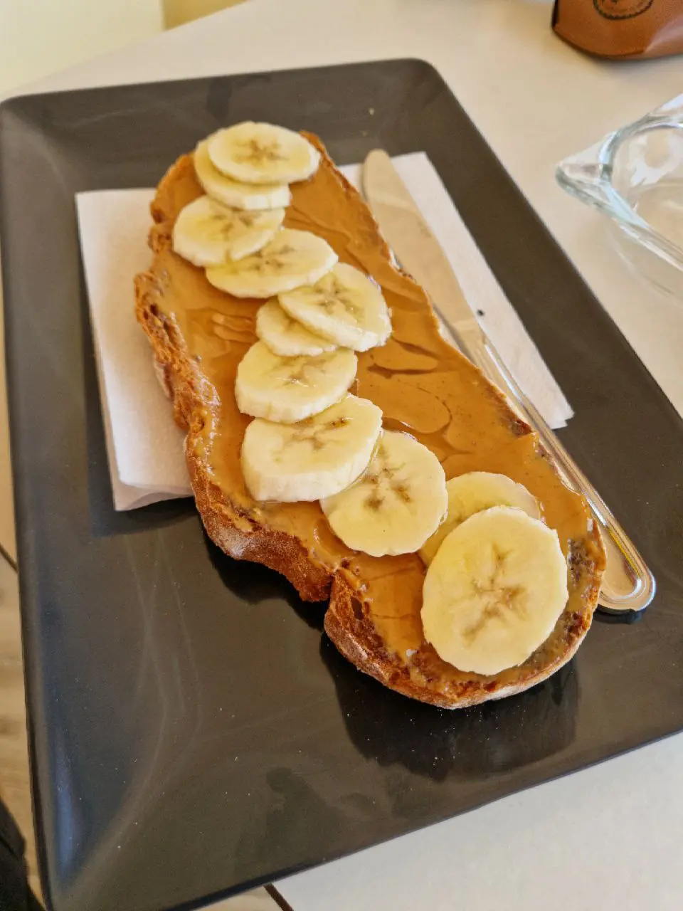Tostada de Crema de Cacahuete